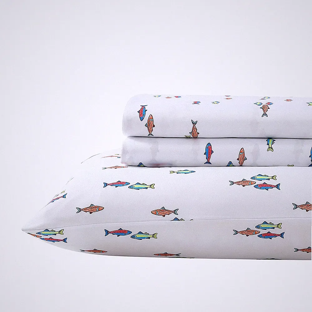 Full Size Sheets, Stain-Resistant Bedding with Matching Sham(s), Super Soft...