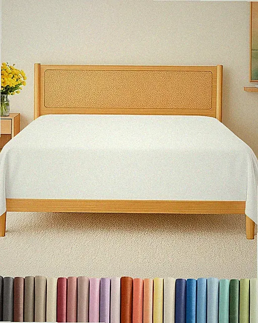 Luxury Cal King Flat Sheet - Ultra-Soft & Stain Resistant, Perfect for Every Bed