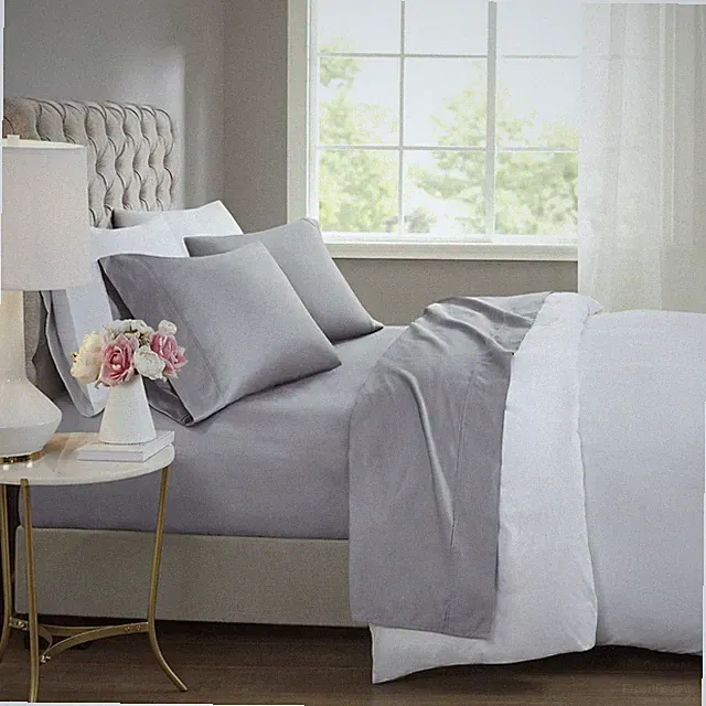 Madison Park 3M Microcell Bed Sheet Set Color Fast, Wrinkle and Stain Resistant