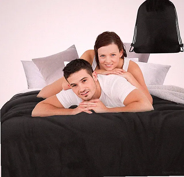 Waterproof Blanket 80x60 Washable 3 Layer Bed Cover Stain Resistant for Couples